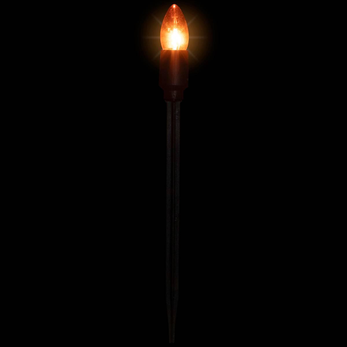 Northlight Seasonal 10ct. Orange Bulb Halloween Pathway Markers
