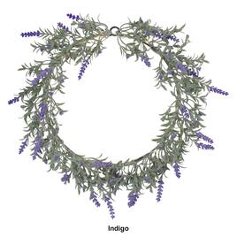 Northlight Seasonal Pre-Lit Battery Operated Lavender Wreath