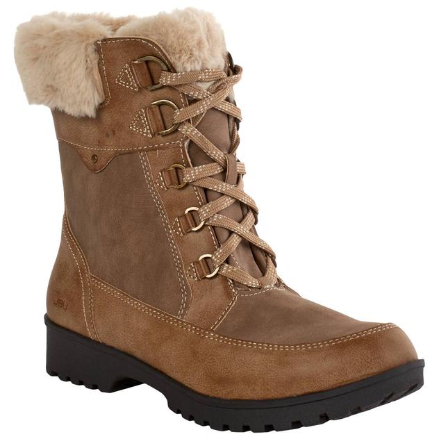 Womens JBU Antonio Waterproof Lace Up Mid-Calf Boots