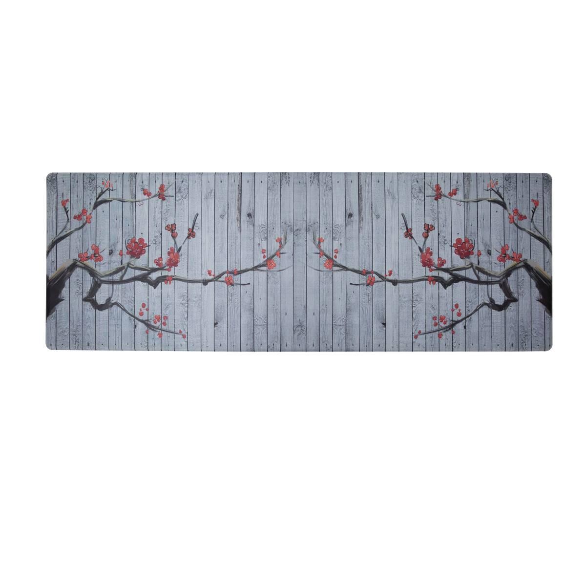 J&V Textiles Cloud Comfort Blossoms Anti-Fatigue Kitchen Mat