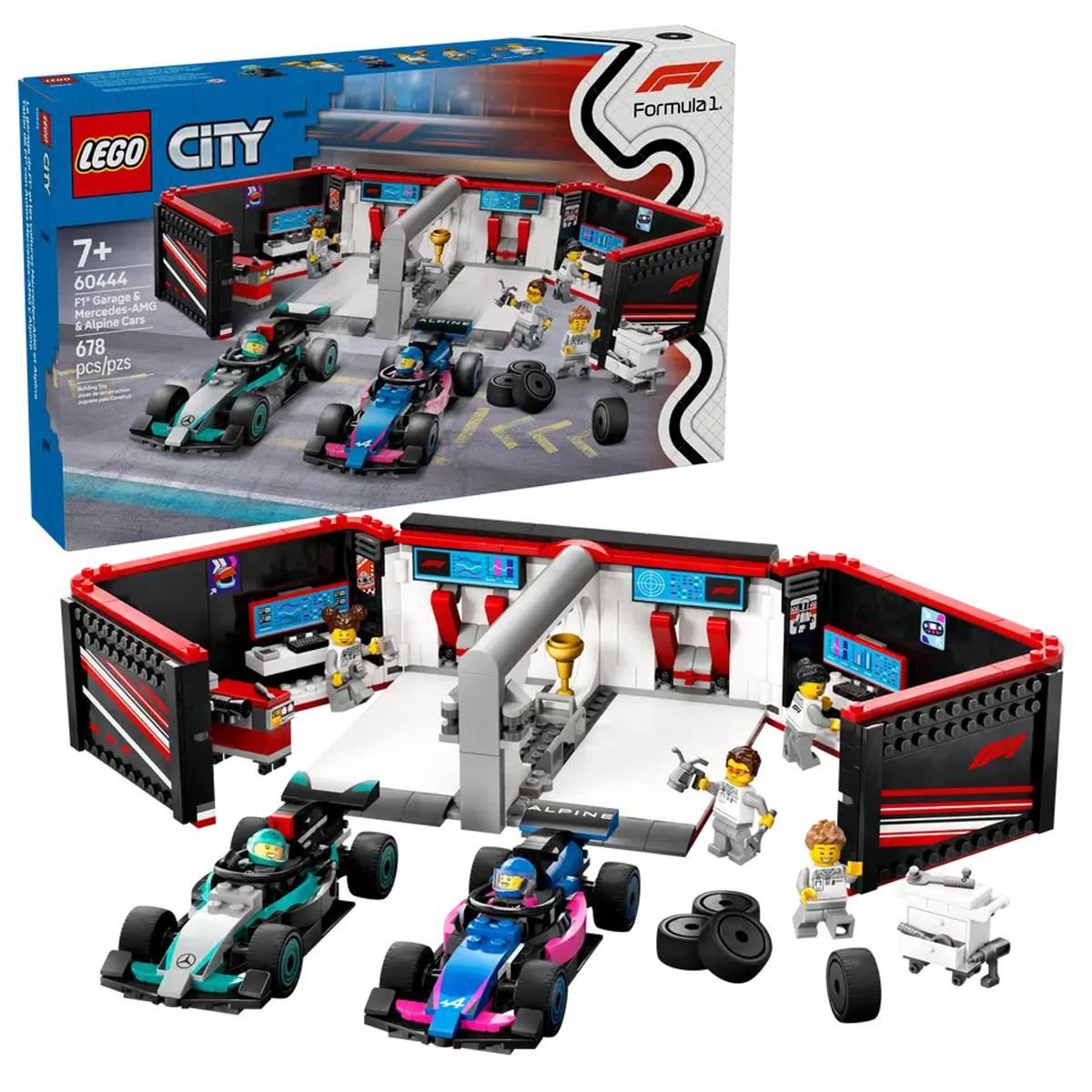 LEGO(R) CITY F1(R) Garage & Mercedes-AMG & Alpine Cars Building Kit