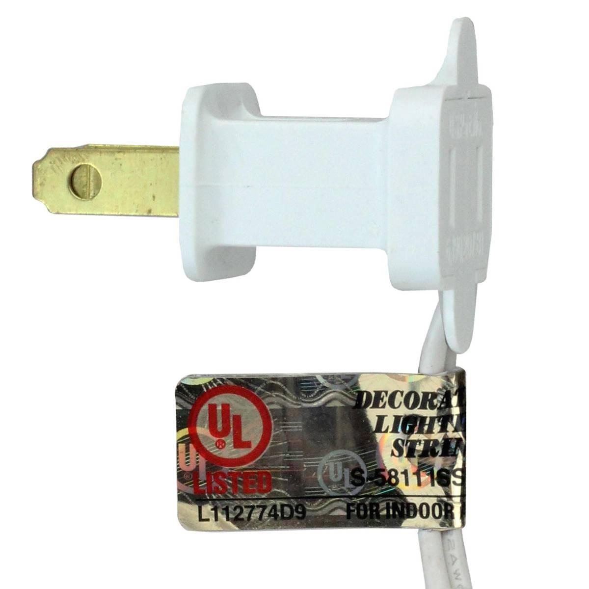 HUB 35ct. Warm White LED Wide Angle Christmas Lights