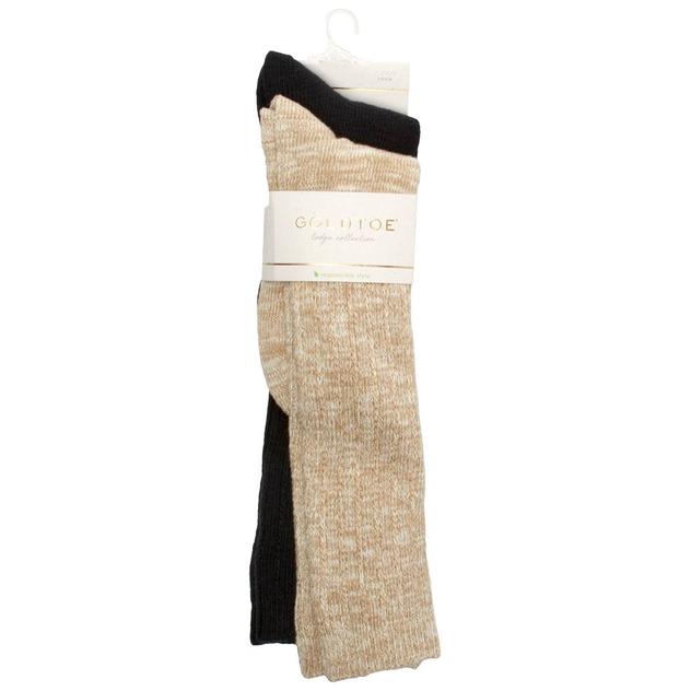 Womens Gold Toe® 2pk. Girlfriend Slouch Crew Socks