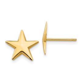 Gold Classics(tm) 14kt. Nautical Star Post Earrings