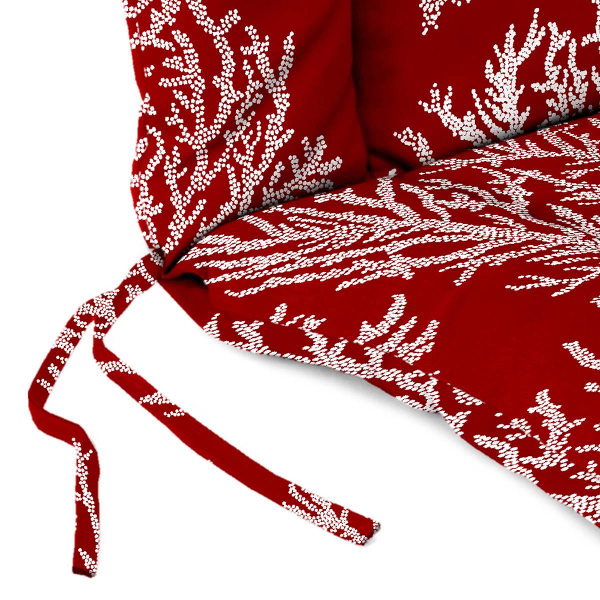 Jordan Manufacturing Seacoral Coastal High Back Chair Cushion