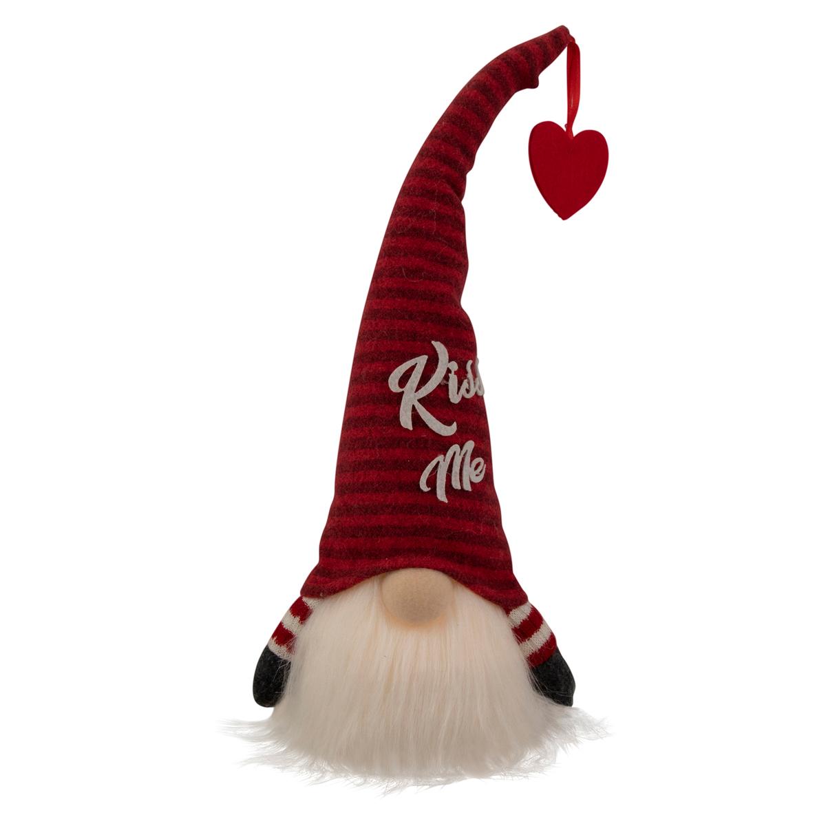 Northlight Seasonal LED Striped Kiss Me Valentine''s Day Gnome