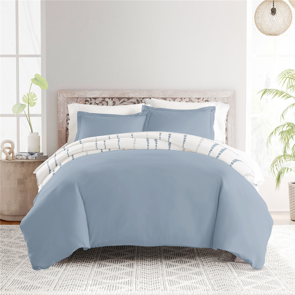 Soft Essentials Ultra-Soft Urban Vibe Reversible Duvet Cover Set