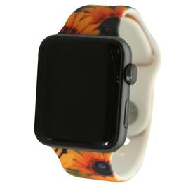 Womens Olivia Pratt™ Printed Apple Watch Band - 8844-REALDAISY
