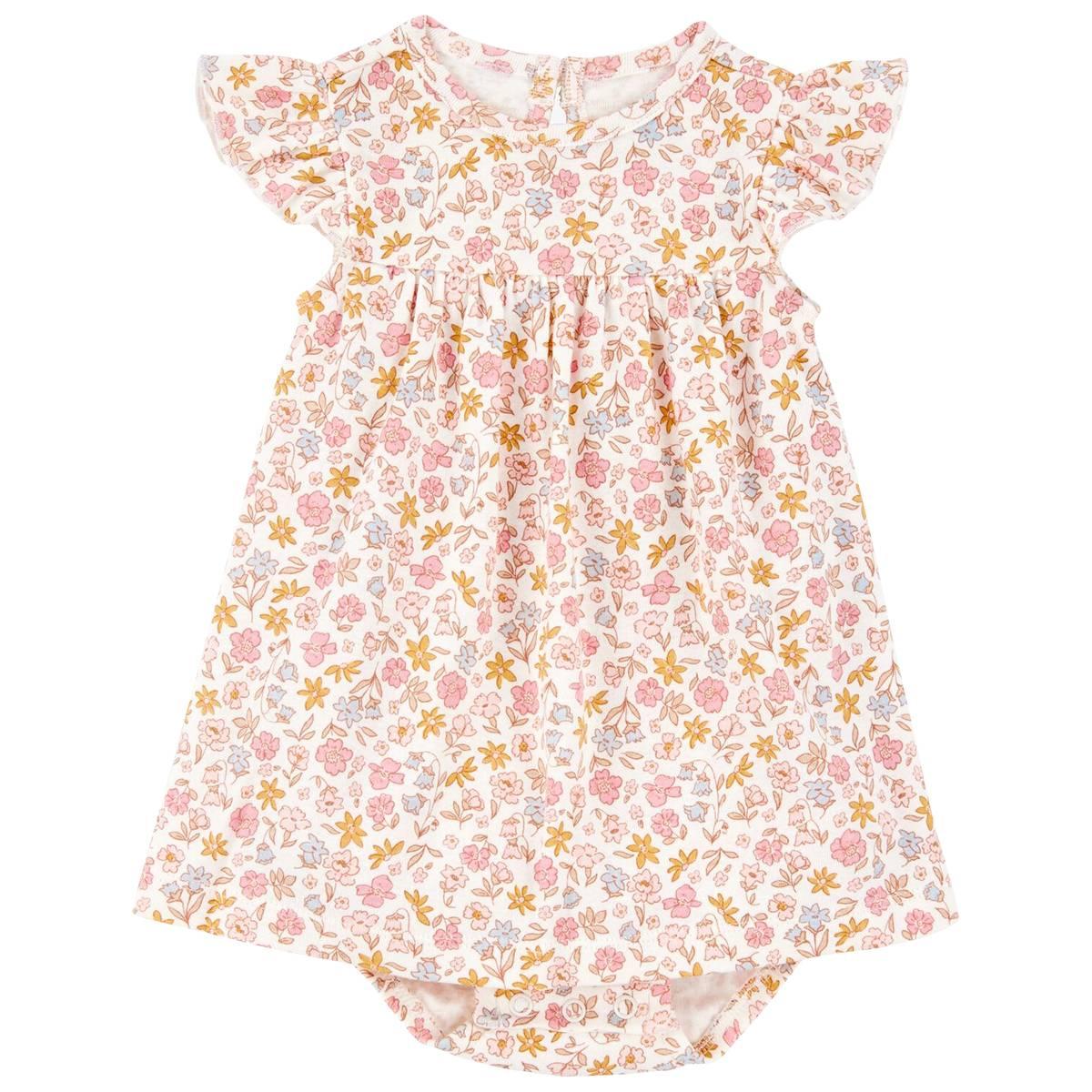 Baby Girl (NB-12M) Carter’s® Floral Bodysuit Dress with Cardigan