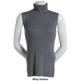 Womens Retrology Sleeveless Turtleneck Sweater