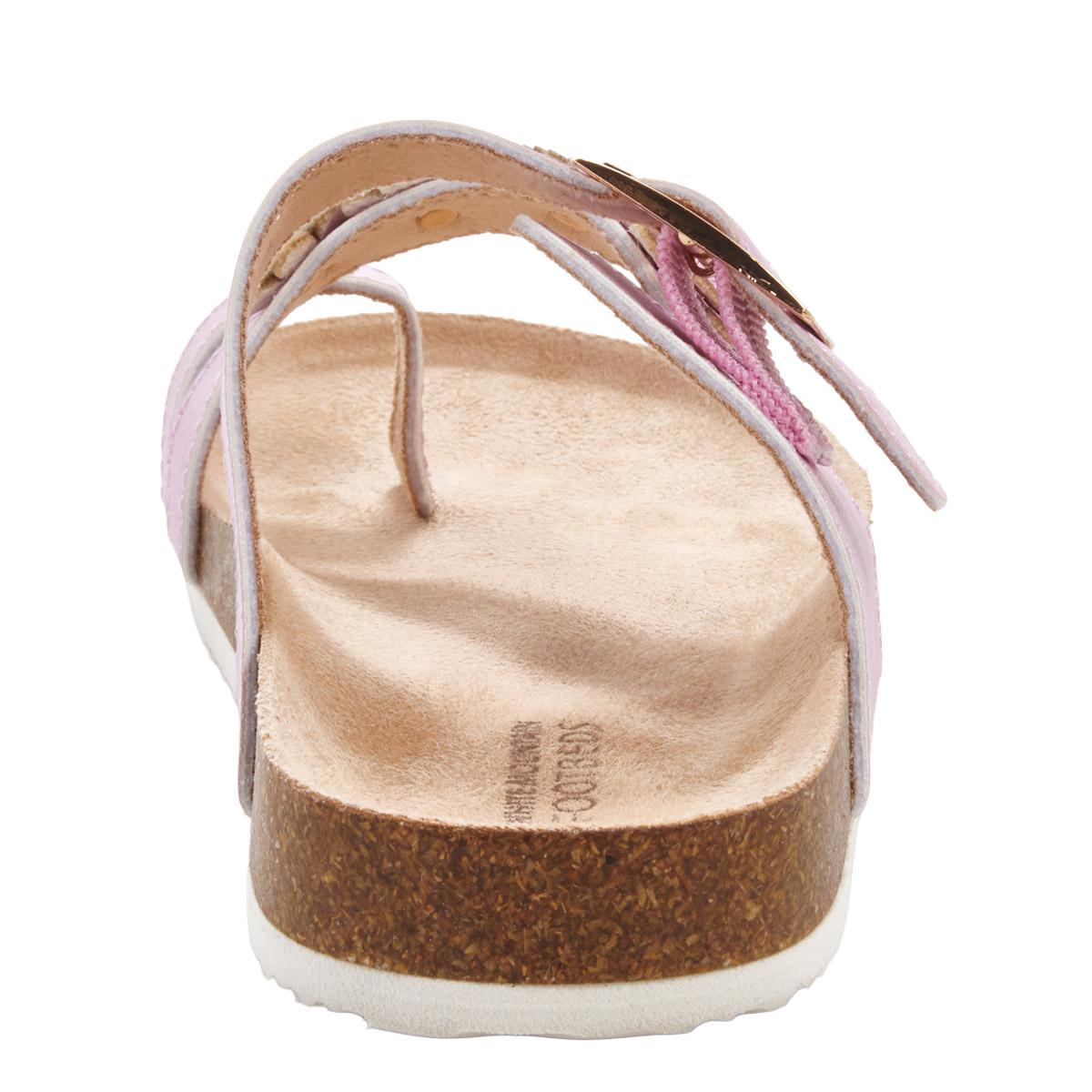 Girls White Mountain Graffito Footbed Sandals