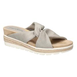 Womens Easy Street Ja Knotted Wedge Slide Sandals