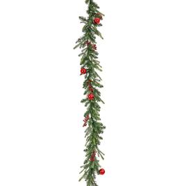 National Tree Feel Real® Scotch Creek Fir Garland w/ 50 LED Light