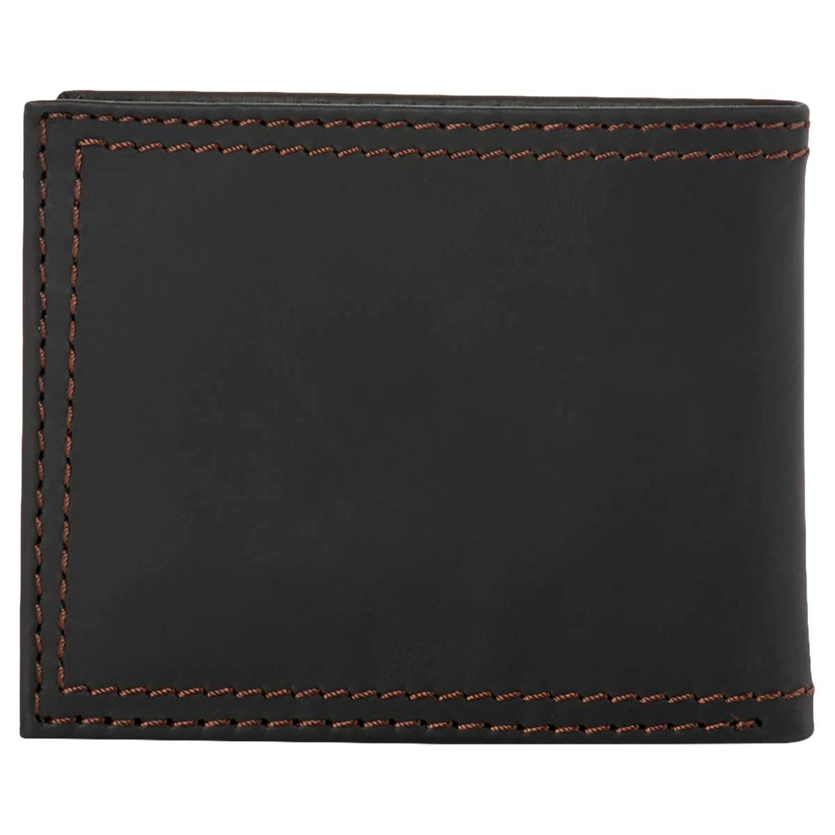 Mens Columbia Leather RFID Extra Capacity Bifold Wallet