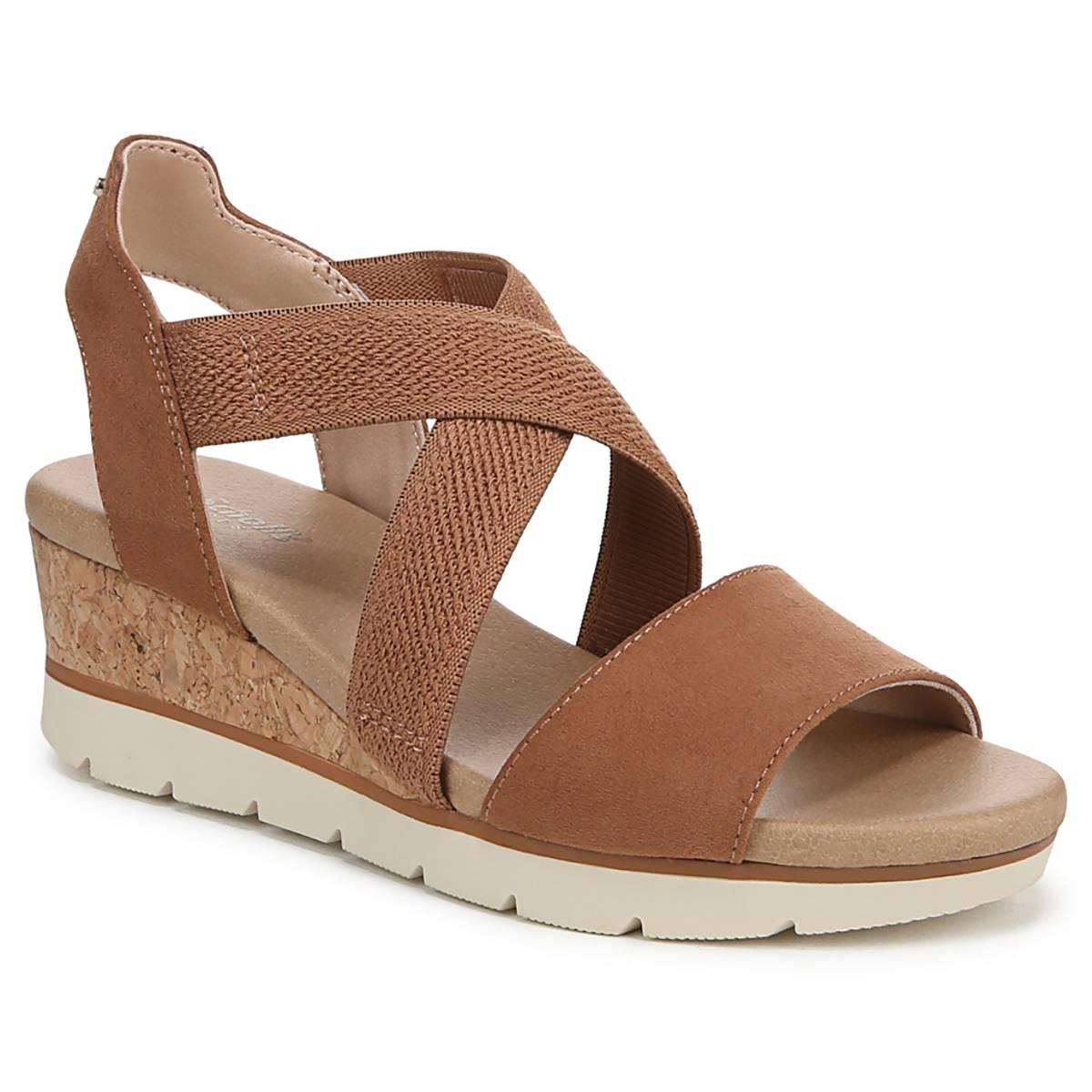 Womens Dr. Scholl''s Just Cute Strappy Wedge Sandals