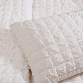 Tahari Home Luca Seersucker Grid Cotton-Rich 3pc. Comforter Set