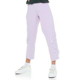 Girls (7-14) YMI(R) Bow Patch Barrel Jeans