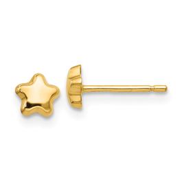 Gold Classics(tm) 14kt. Gold Polished Star Post Earrings