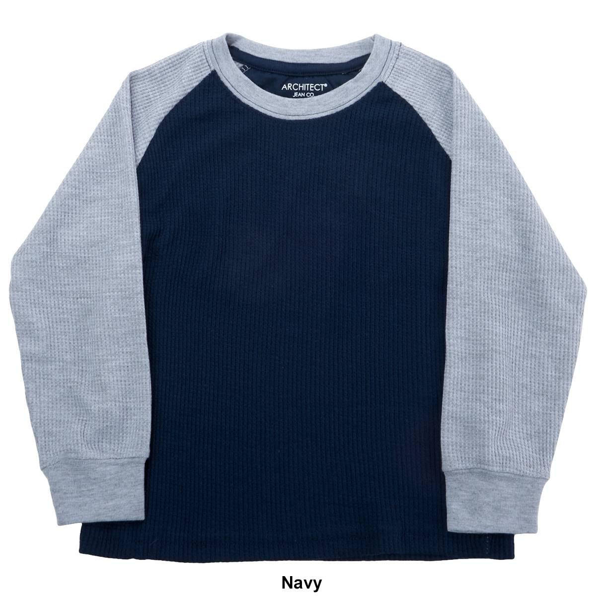 Boys (4-7) Architect® Jean Co. Raglan Thermal Long Sleeve Top