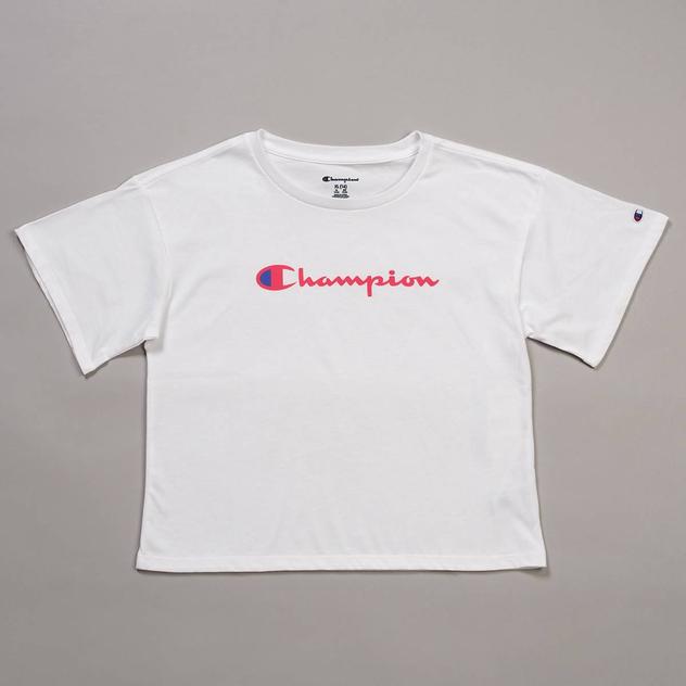 Girls (7-16) Champion® Short Sleeve Meet & Greet Jersey Tee