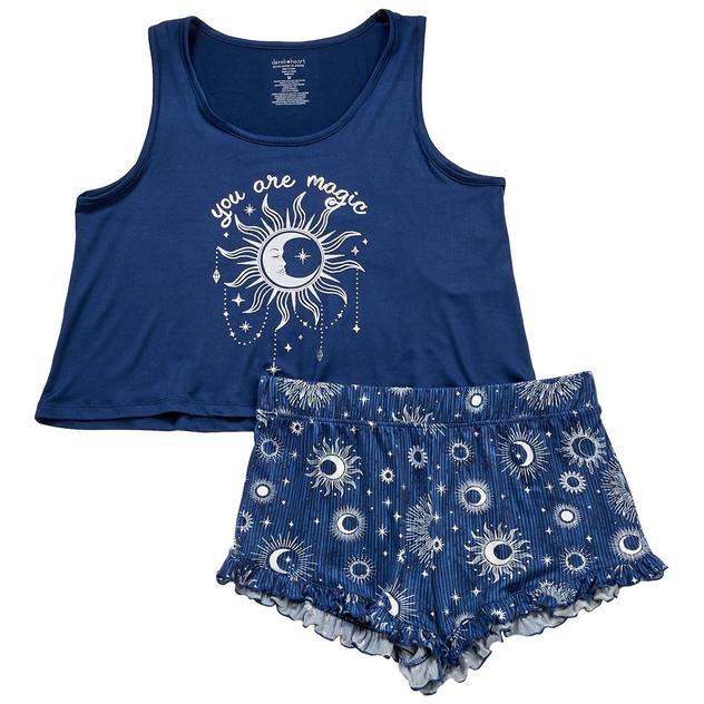 Juniors Derek Heart Whimsy Celestial You Are My Magic Pajama Set