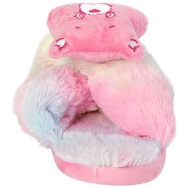 Womens Care Bears Faux Fur with  Plush Head Slippers