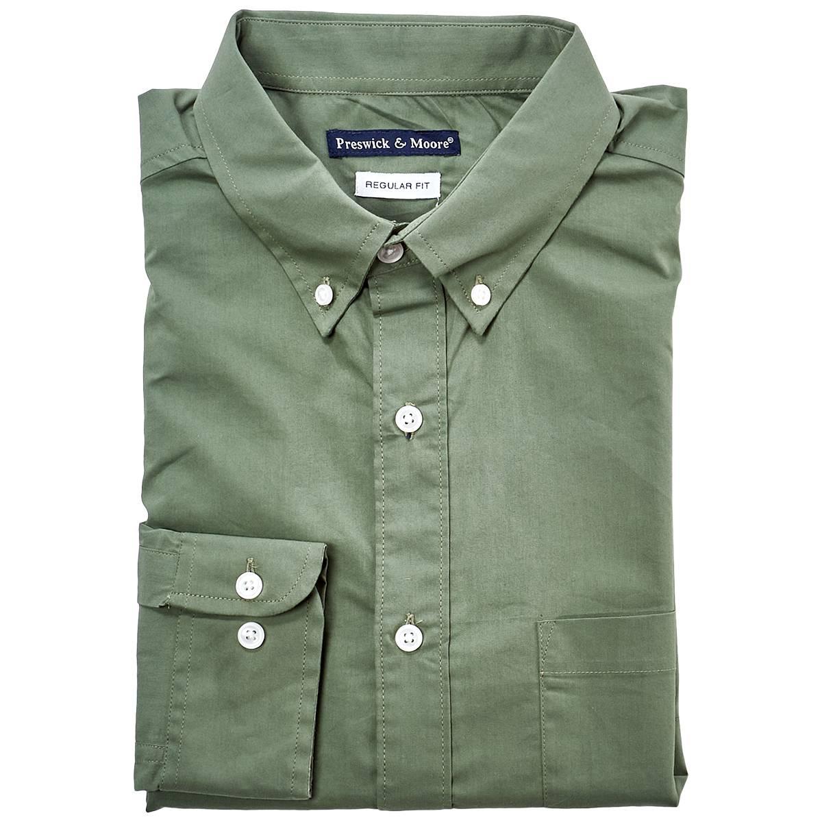 Mens Preswick & Moore(R) Regular Fit Dress Shirt - Laurel Wreath