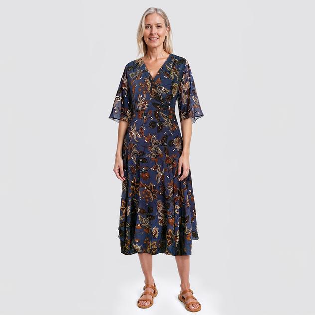 Womens Rabbit Rabbit Rabbit Split Sleeve A-Line Dress