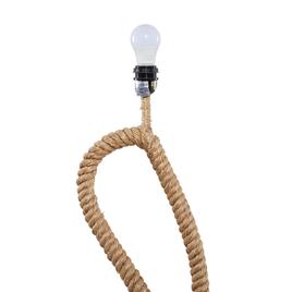 9th & Pike® Brown Jute Rustic Floor Lamp