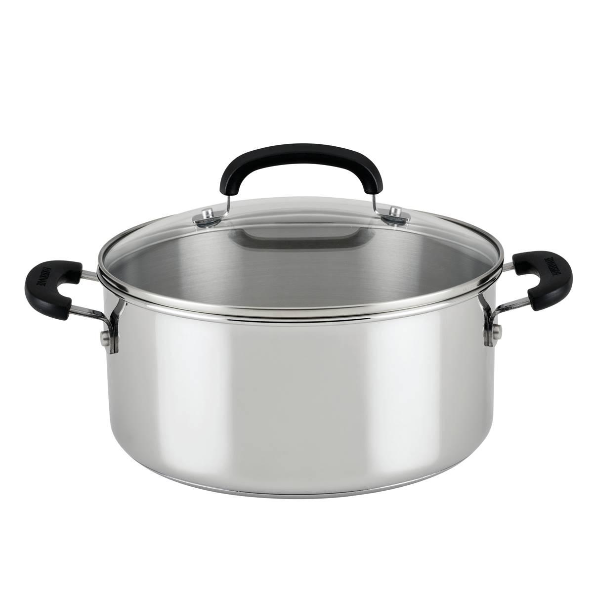Farberware(R) Brilliance Stainless Steel 5qt. Dutch Oven with Lid
