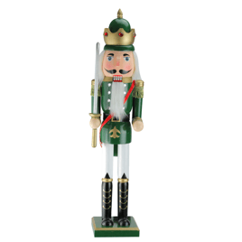 Northlight 24in. Green & Gold Christmas Nutcracker King