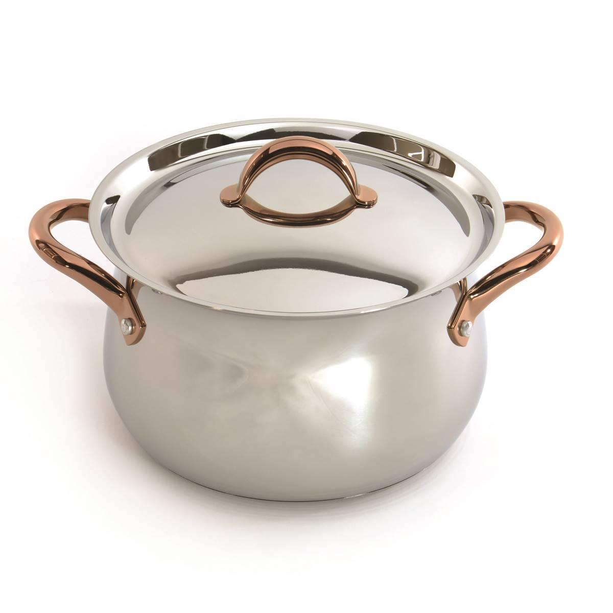 BergHOFF Ouro Stainless Steel 9.5in. Stockpot w/ Lid