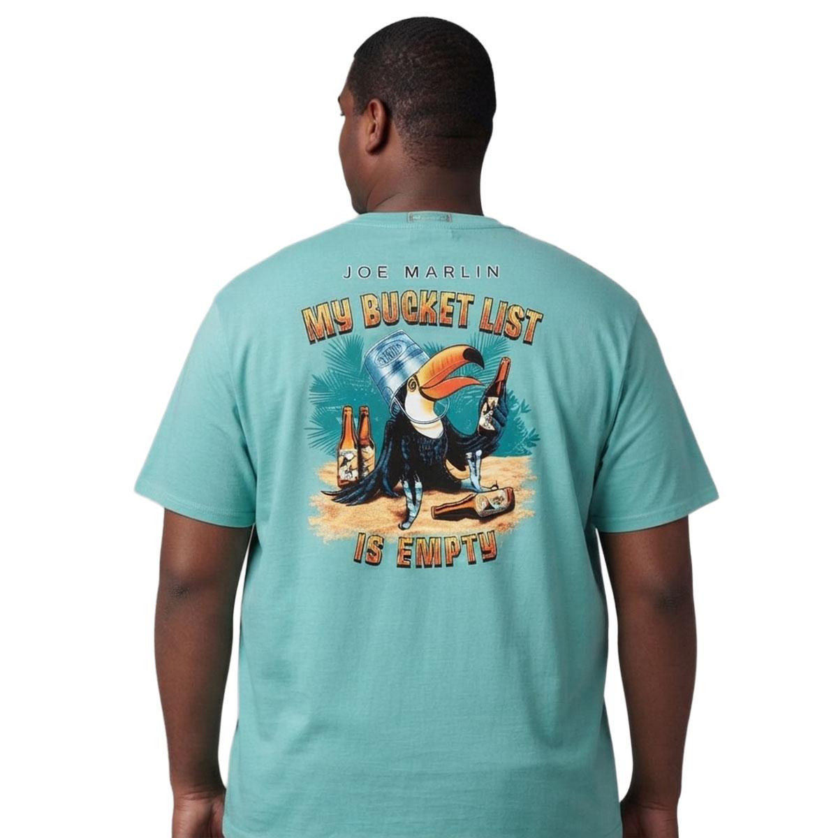 Mens Big & Tall Joe Marlin Graphic Tee - Seafrost Heather