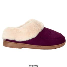 Womens Dearfoams® Elaine Microsuede Clog Slippers