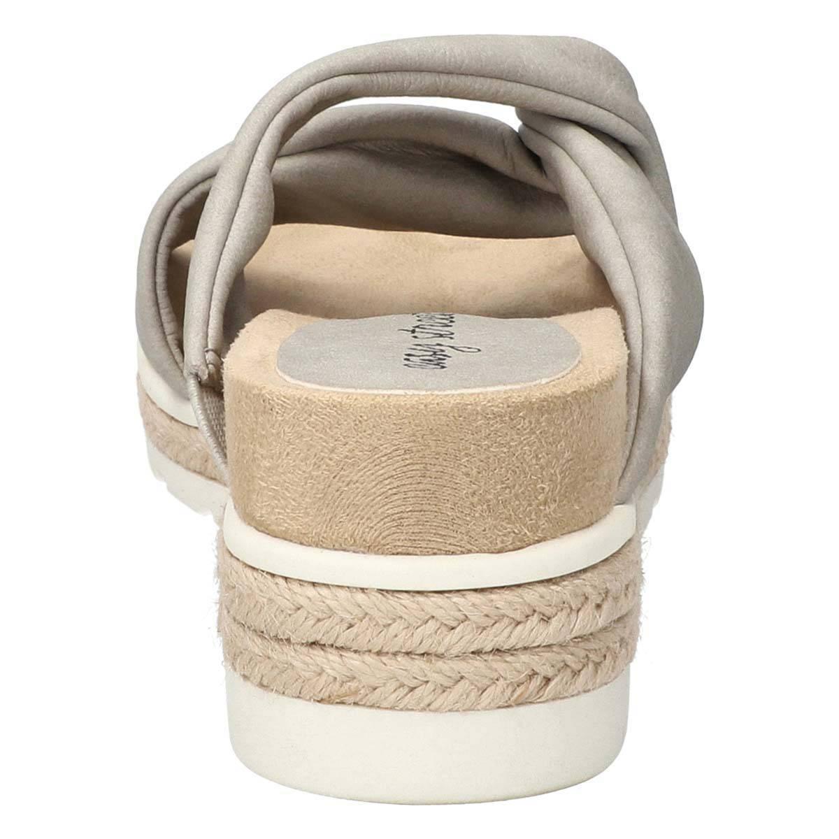 Womens Easy Street Ja Knotted Wedge Slide Sandals