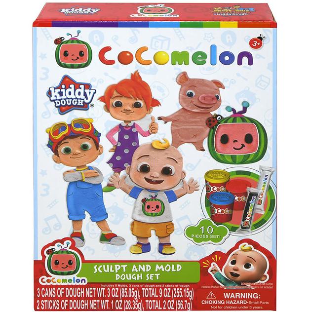 Kiddy Dough® CoComelon Sculpt and Mold Dough Set