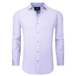Mens Tom Baine Performance Slim Fit Dress Shirt - White/Lilac