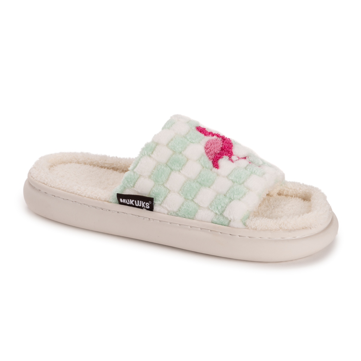 Womens MUK LUKS(R) Marsai Flower Slide Slippers 42