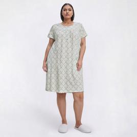 Plus Size Elizabeth & Nicole(R) Short Sleeve Wallpaper Waltz Gown
