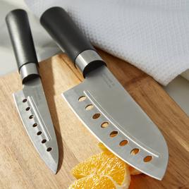 BergHOFF DiNA Codon 6.75in. Santoku Knife w/ Holes