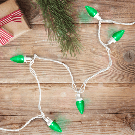 Northlight 16ft. 25ct. Green LED C7 Christmas Lights