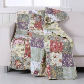 Greenland Home Fashions(tm) Blooming Prairie Quilted Throw