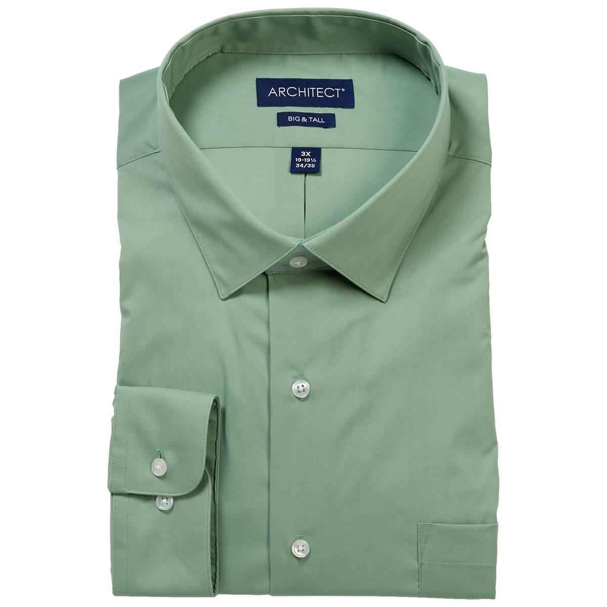 Mens Big Architect(R) High Performance Dress Shirt - Peppermint