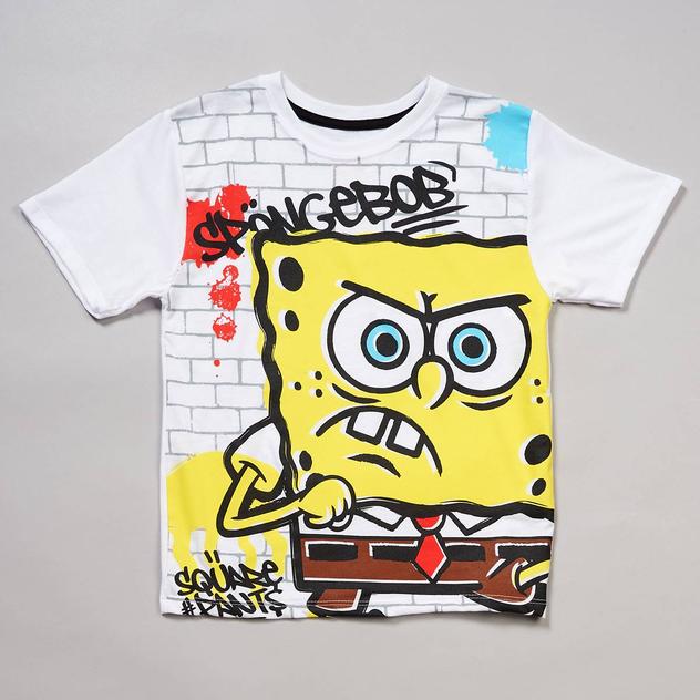 Boys (8-20) Nickelodeon™  SpongeBob SquarePants Tee - White