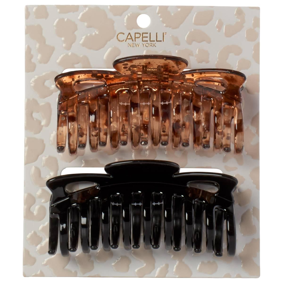Womens Capelli New York 2pk. Spiral Claw Clips