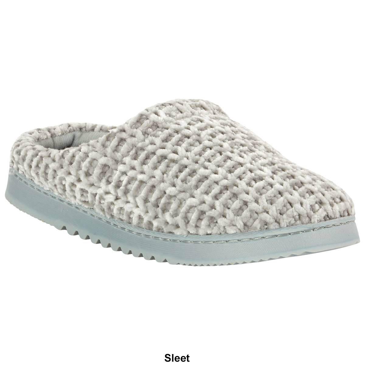 Womens Dearfoams® Tallulah Chenille Clog Slippers