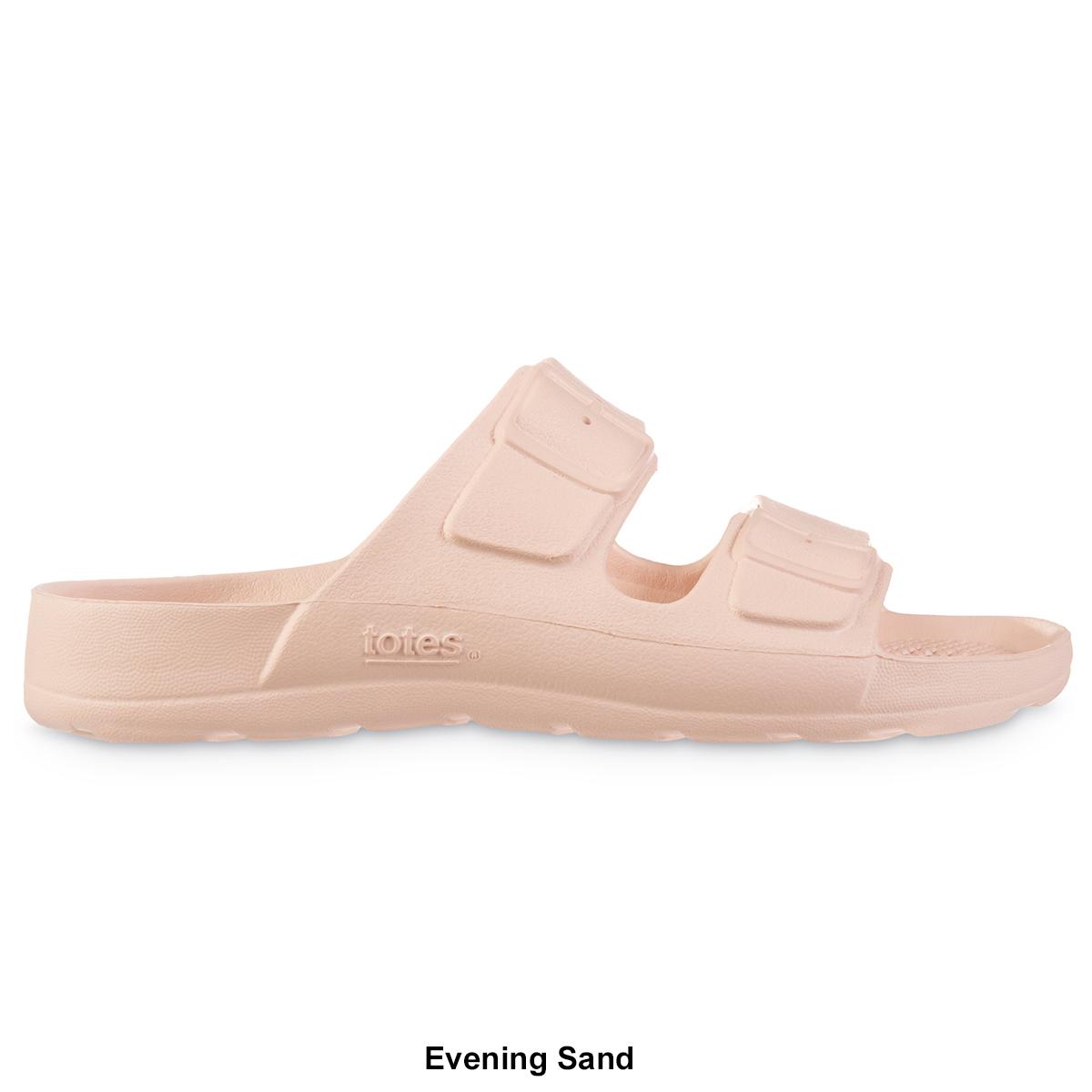 Womens Totes Double Buckle Slide w/Everywear® Technology