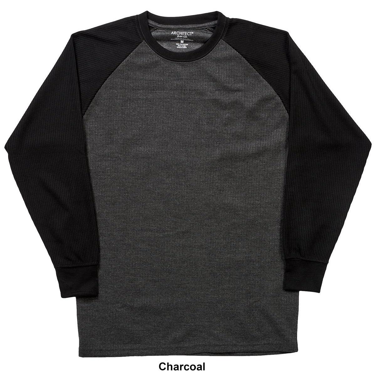 Young Mens Architect® Jean Co. Crew Neck Raglan Thermal