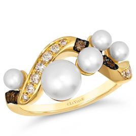 Le Vian(R) Vanilla Pearls(tm) Nude & Chocolate Diamond Ring
