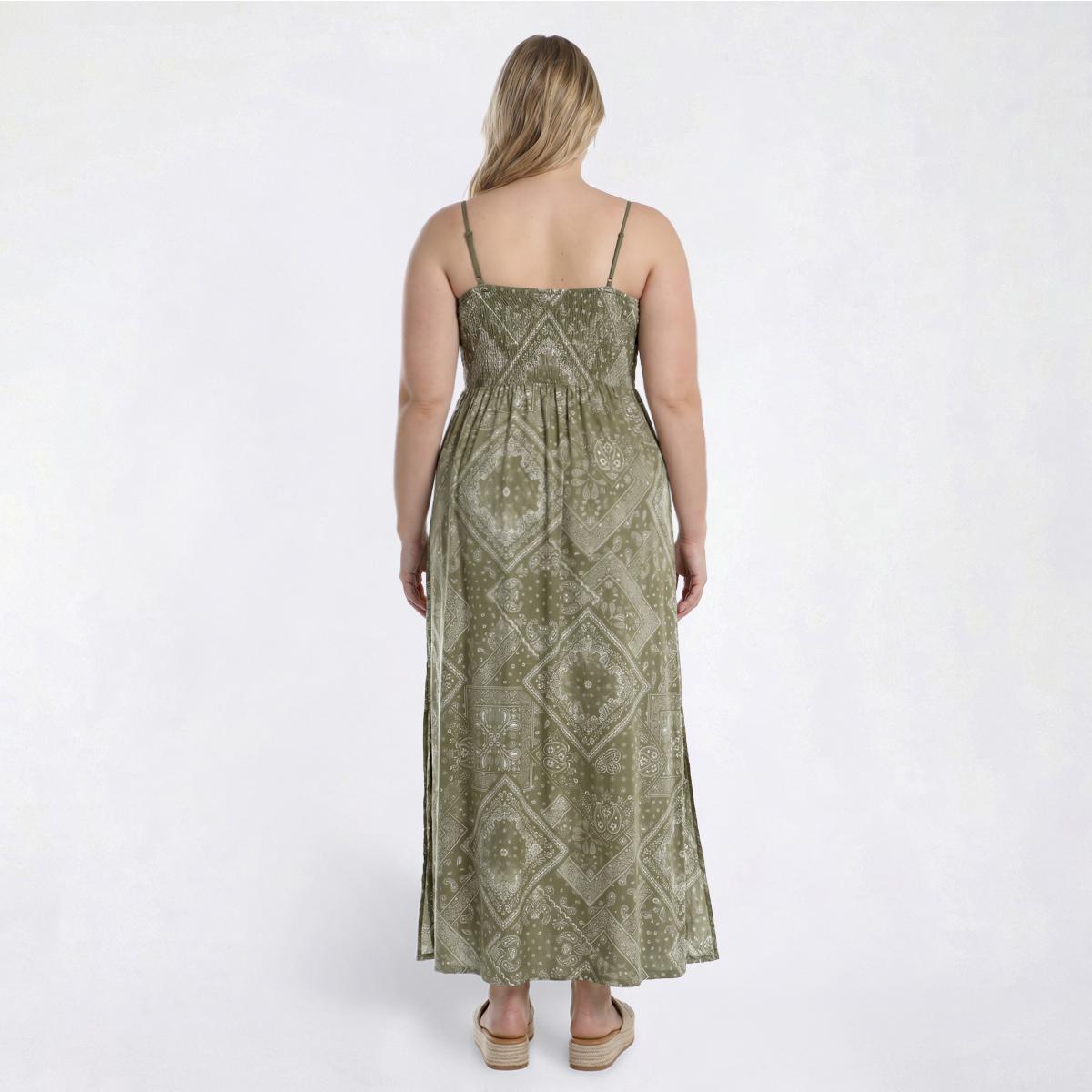 Juniors Plus Derek Heart Lace Bodice Maxi Dress w/ Side Slits